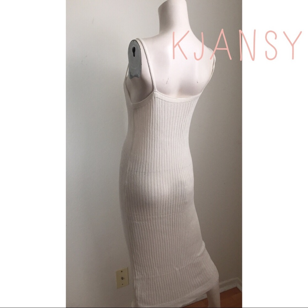 White Knit Dress - Picture 6 of 8
